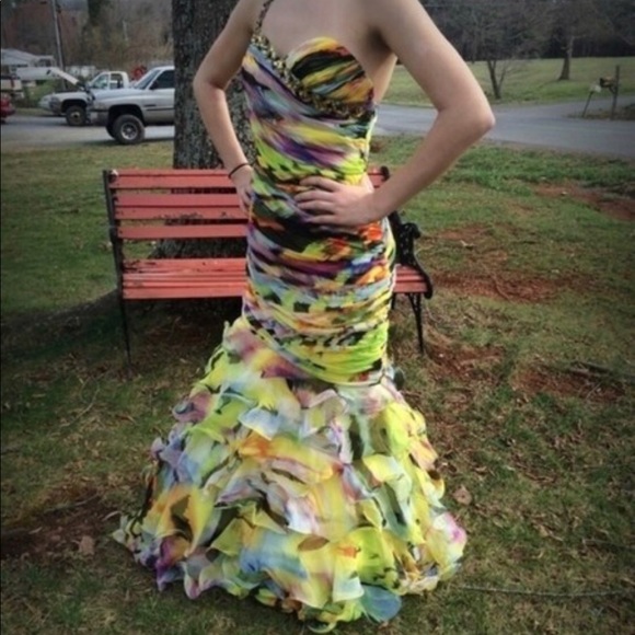 alyce designs Dresses & Skirts - Yellow Mermaid Dress